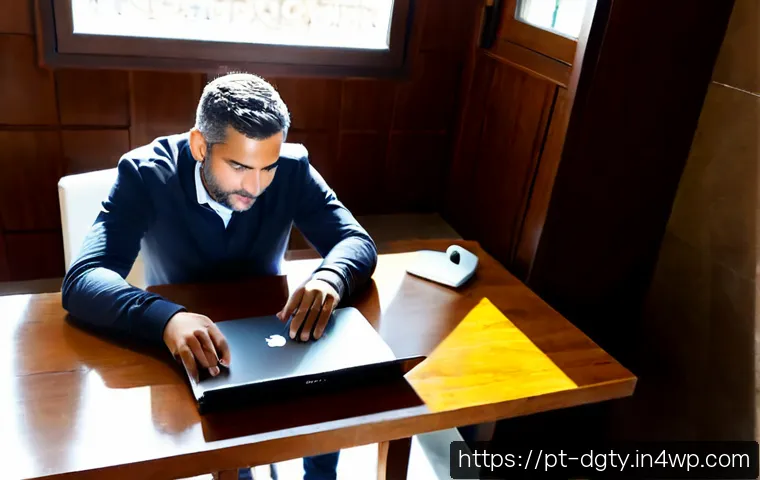Home 17 디지털 노마드를 위한 멘토 찾기 방법 - Photorealistic remote mentorship meeting in a bright Lisbon café, a confident Portuguese-speaking di...